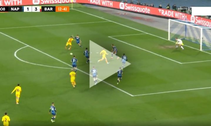 FENOMENALNY gol Aubameyanga na 4-1 z Napoli! [VIDEO]